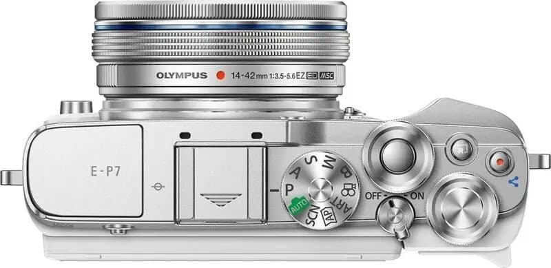 Olympus PEN E-P7 + 14-42mm and 40-150mm (White) - фото 2