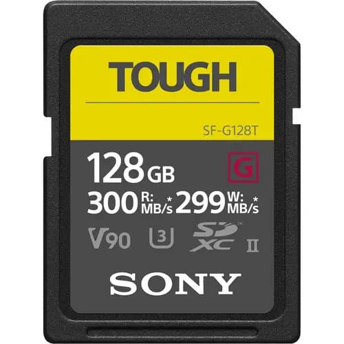 SONY 128GB SDXC TOUGH UHS-II (300R/299W) (SF-G128T)